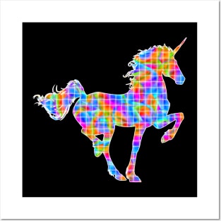 Rainbow Unicorn Posters and Art